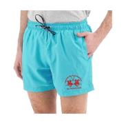 La Martina Blå Polyester Badbyxor Boxershorts Blue, Herr