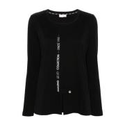 Liu Jo Svart Slogan Print T-shirt Black, Dam