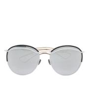 Dior Vintage Pre-owned Metall solglasgon White, Dam