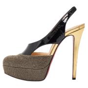 Christian Louboutin Pre-owned Pre-owned Mesh klackskor Black, Dam