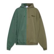 Vetements Sweatshirt med logotyp Green, Herr