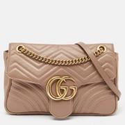 Gucci Vintage Pre-owned Laeder gucci-vskor Beige, Dam