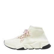 Balenciaga Vintage Pre-owned Tyg sneakers Beige, Dam