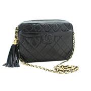 Chanel Vintage Pre-owned Laeder chanel-vskor Black, Dam