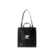 Courrèges Tote Bags Black, Unisex