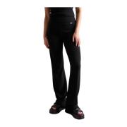 Aim'n Black Ease Ribbed Pants Black, Dam