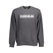 Napapijri Urban Zip Pocket Sweatshirt Gray, Herr