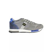 Blauer Elegant gr sportsneakers med kontrasterande accenter Gray, Herr