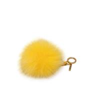 Fendi Vintage Pre-owned Paels nyckelhllare Yellow, Dam