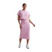 Aim'n Cotton Candy French Terry Skirt Pink, Dam