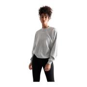 Aim'n Light Grey Melange Comfy Sweatshirt Gray, Dam