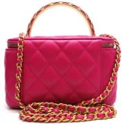 Chanel Vintage Pre-owned Laeder handvskor Pink, Dam