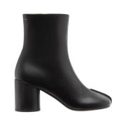 MM6 Maison Margiela Svarta Stitch-out Ankelboots Black, Dam