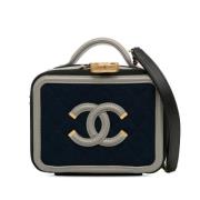 Chanel Vintage Pre-owned Laeder chanel-vskor Blue, Dam