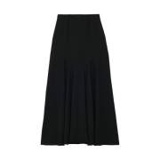 Ines De La Fressange Paris Velvette Skirt Black, Dam