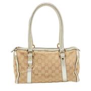 Gucci Vintage Pre-owned Canvas necessrer Beige, Dam