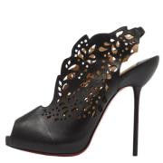 Christian Louboutin Pre-owned Pre-owned Laeder klackskor Black, Dam