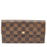 Louis Vuitton Vintage Pre-owned Belagd canvas plnbcker Brown, Dam