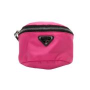 Prada Vintage Pre-owned Canvas prada-vskor Pink, Dam