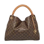 Louis Vuitton Vintage Pre-owned Laeder handvskor Brown, Dam