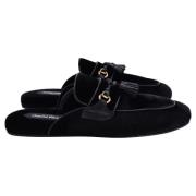 Tom Ford Pre-owned Pre-owned Sammet sandaler Black, Dam