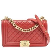 Chanel Vintage Pre-owned Laeder chanel-vskor Red, Dam