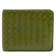 Bottega Veneta Vintage Pre-owned Laeder plnbcker Green, Herr