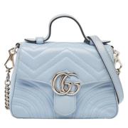 Gucci Vintage Pre-owned Laeder handvskor Blue, Dam