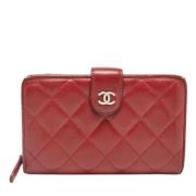 Chanel Vintage Pre-owned Laeder plnbcker Red, Dam