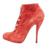 Christian Louboutin Pre-owned Pre-owned Mocka stvlar Red, Dam