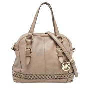 Michael Kors Pre-owned Pre-owned Laeder handvskor Beige, Dam