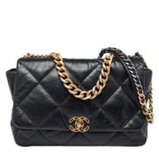 Chanel Vintage Pre-owned Laeder chanel-vskor Black, Dam