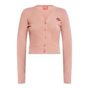 Diesel Cardigan M-Arte Pink, Dam