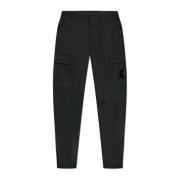 Stone Island Byxor med logotyp Black, Herr