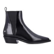 Anine Bing Svarta Stängda Ankelboots Black, Dam