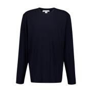 James Perse Mjuk Stickad Crew Neck Tröja Blue, Herr