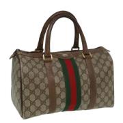 Gucci Vintage Pre-owned Laeder resvskor Beige, Dam