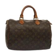 Louis Vuitton Vintage Pre-owned Canvas handvskor Brown, Dam