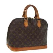 Louis Vuitton Vintage Pre-owned Canvas handvskor Brown, Dam