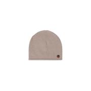 Busnel Mjuk Merinoull Beanie Beige, Dam