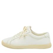 Yves Saint Laurent Vintage Pre-owned Laeder sneakers White, Dam