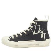 Dior Vintage Pre-owned Canvas sneakers Black, Herr