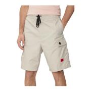 Hugo Boss Cargo Shorts Beige, Herr