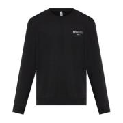 Moschino Sweatshirt från Swim-kollektionen Black, Herr