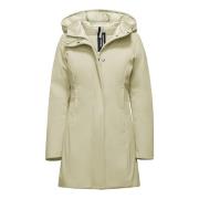 BomBoogie Warsaw Jacka - Huva Parka Beige, Dam