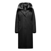 BomBoogie Belted Coats Black, Dam