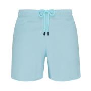 Vilebrequin Ull Bermuda Shorts för Herrar Blue, Herr