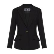 Versace Jeans Couture Blazer med fickor Black, Dam