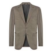 Boggi Milano B-Tech Nylon Och Ull Jacka Beige, Herr