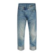 R13 Jeans med logotyp Blue, Dam